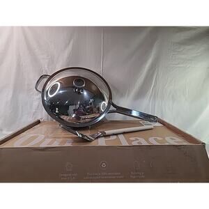 Our Place 3pc Titanium 10.5" Always Pan Pro w/ Chrome Color